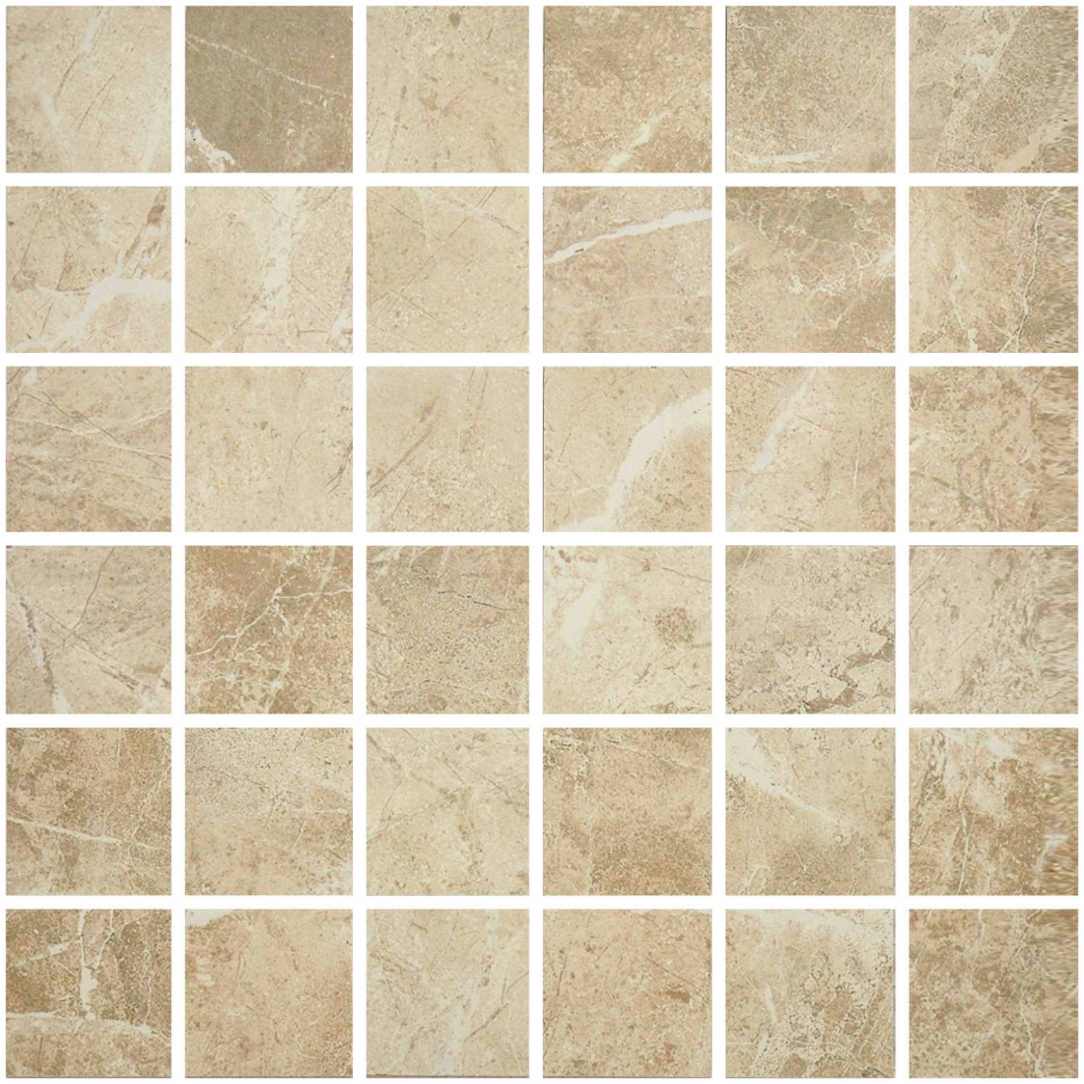 2X2 Sand Mosaic | In Home Stone