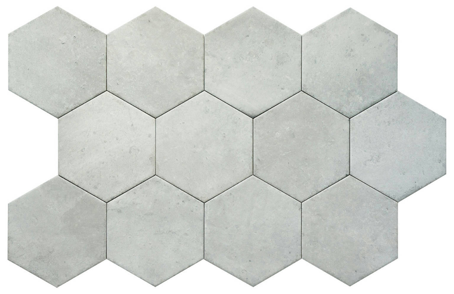 Alma 5.5X6.3 Grey Hexagon | In Home Stone