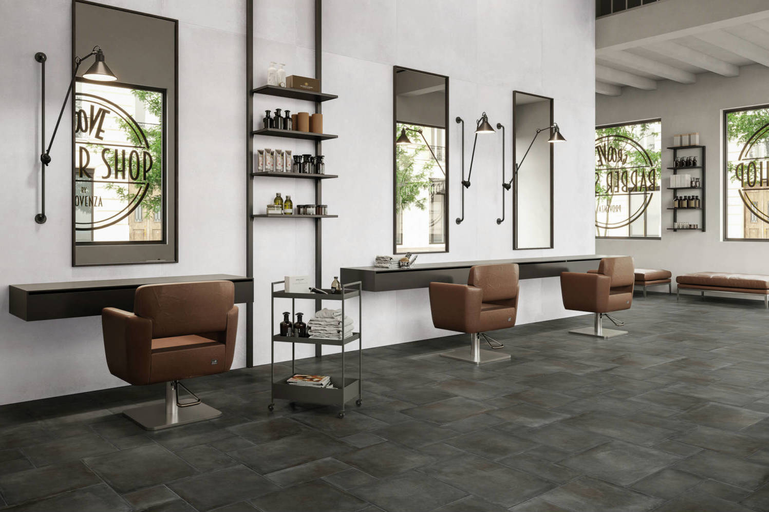 Charleston Palms Steel Modular 3 | In Home Stone