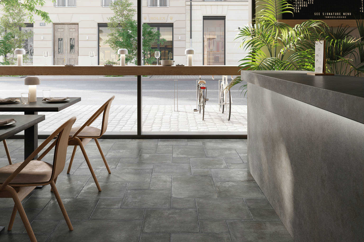 Charleston Palms Steel Modular | In Home Stone