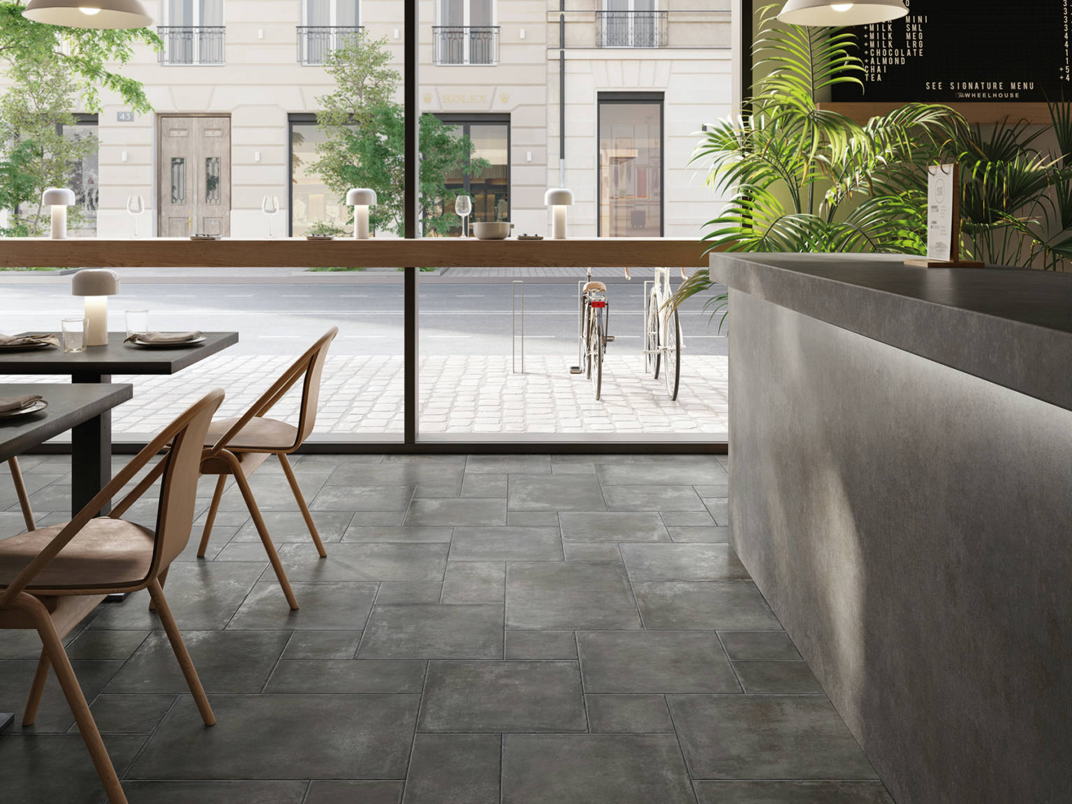 Charleston Palms Steel Modular | In Home Stone