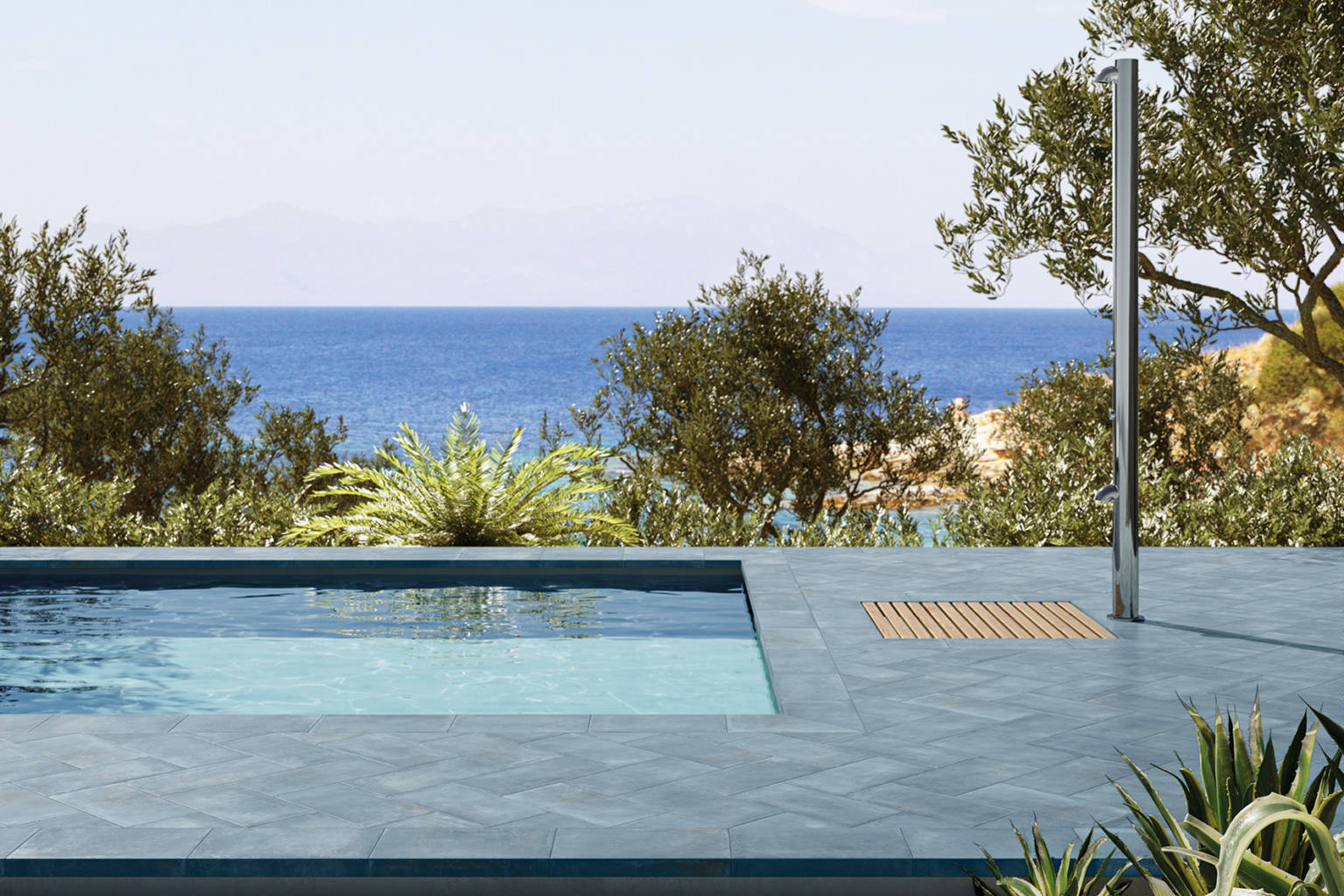 Charleston Seabrook Blu 8X16 | In Home Stone