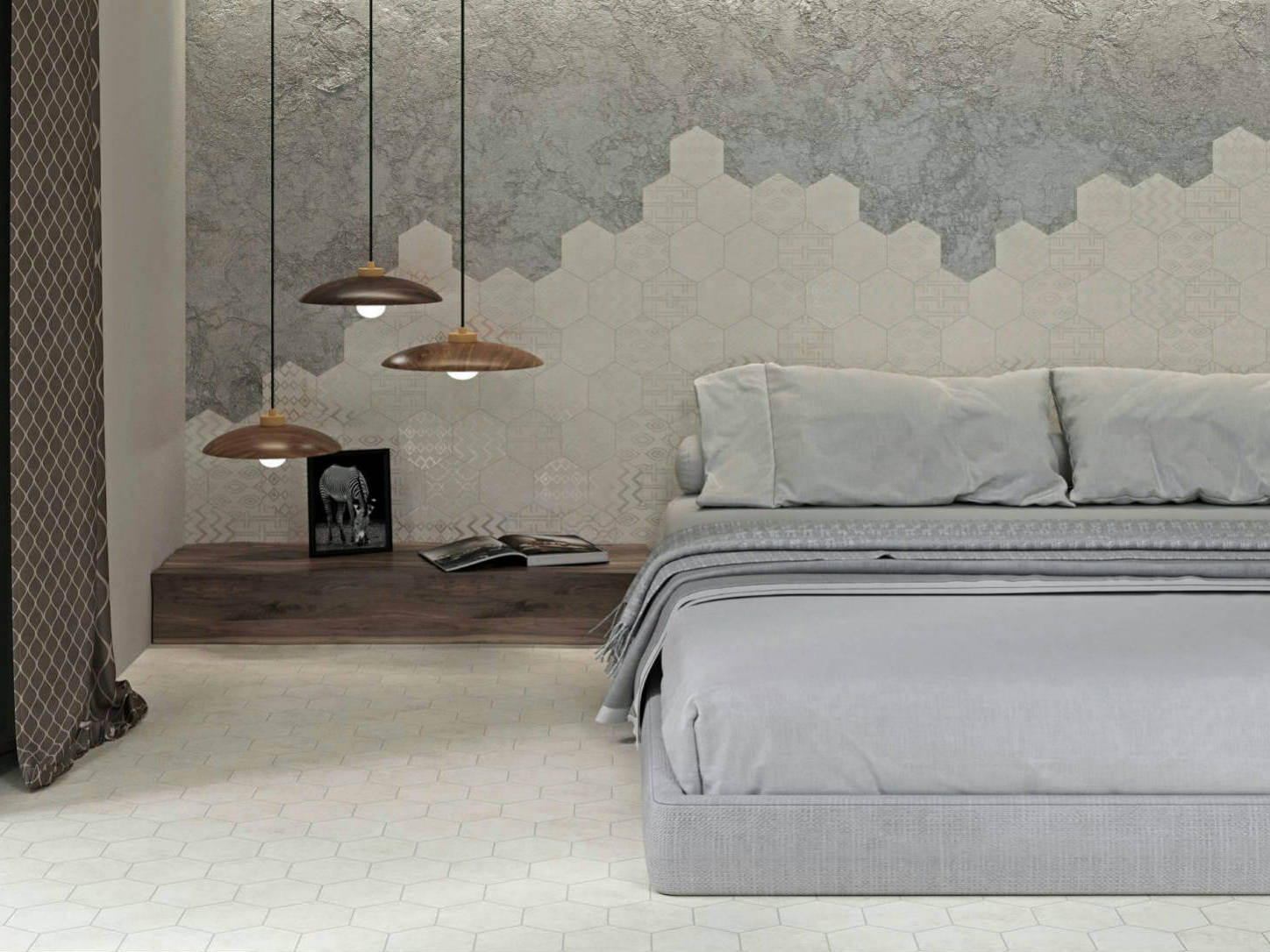Form 5.5X6.3” White Decor* Hexagon | In Home Stone