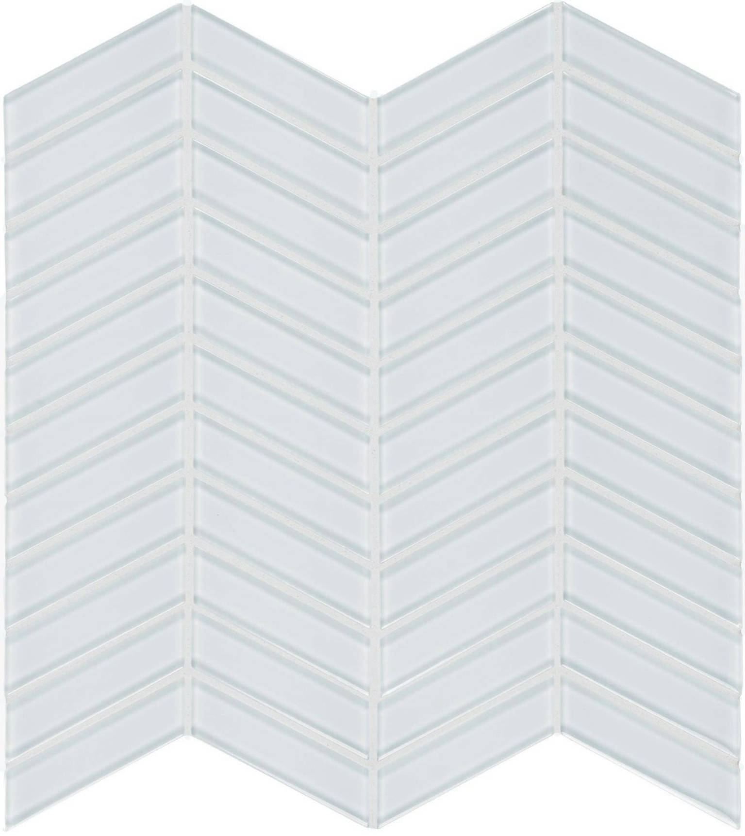Ice Chevron Mosaic | In Home Stone