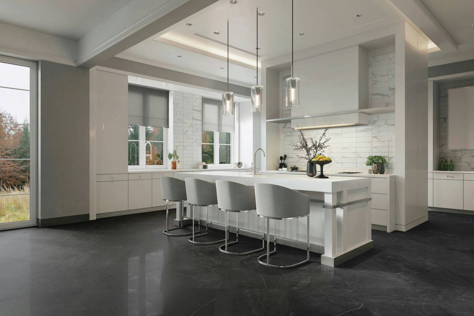 Luxury Tivoli Nero | In Home Stone