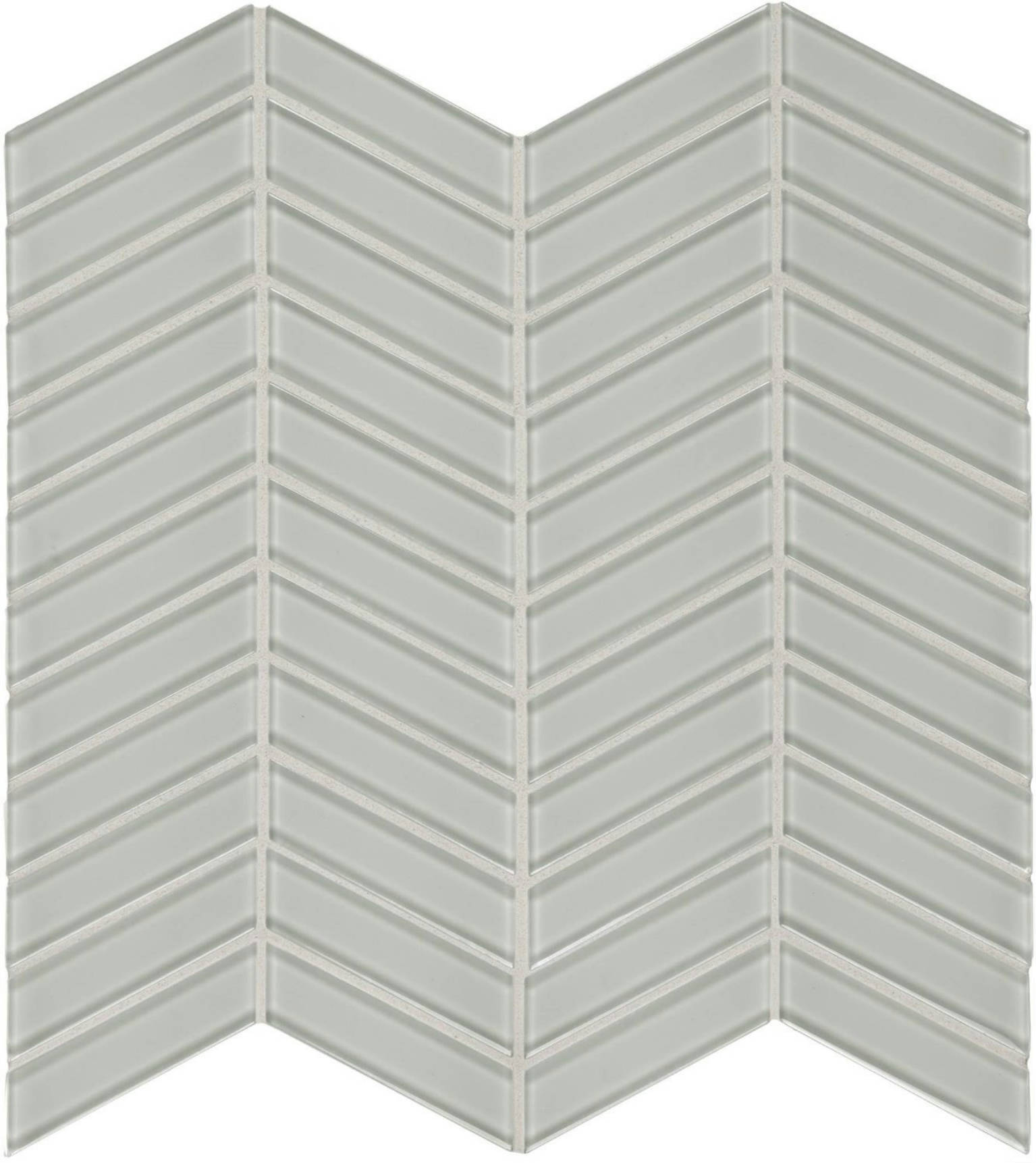 Mist Chevron Mosaic | In Home Stone