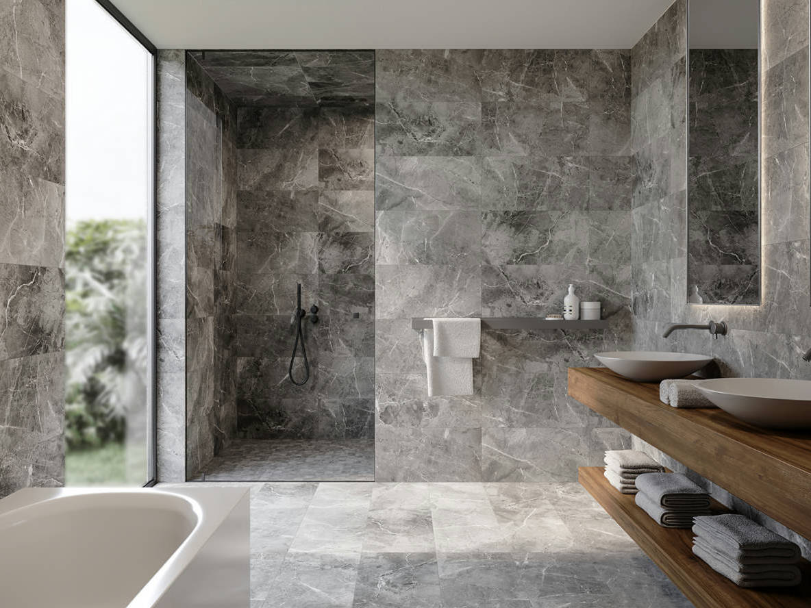 Regency Carbon Matte 12x24 | In Home Stone
