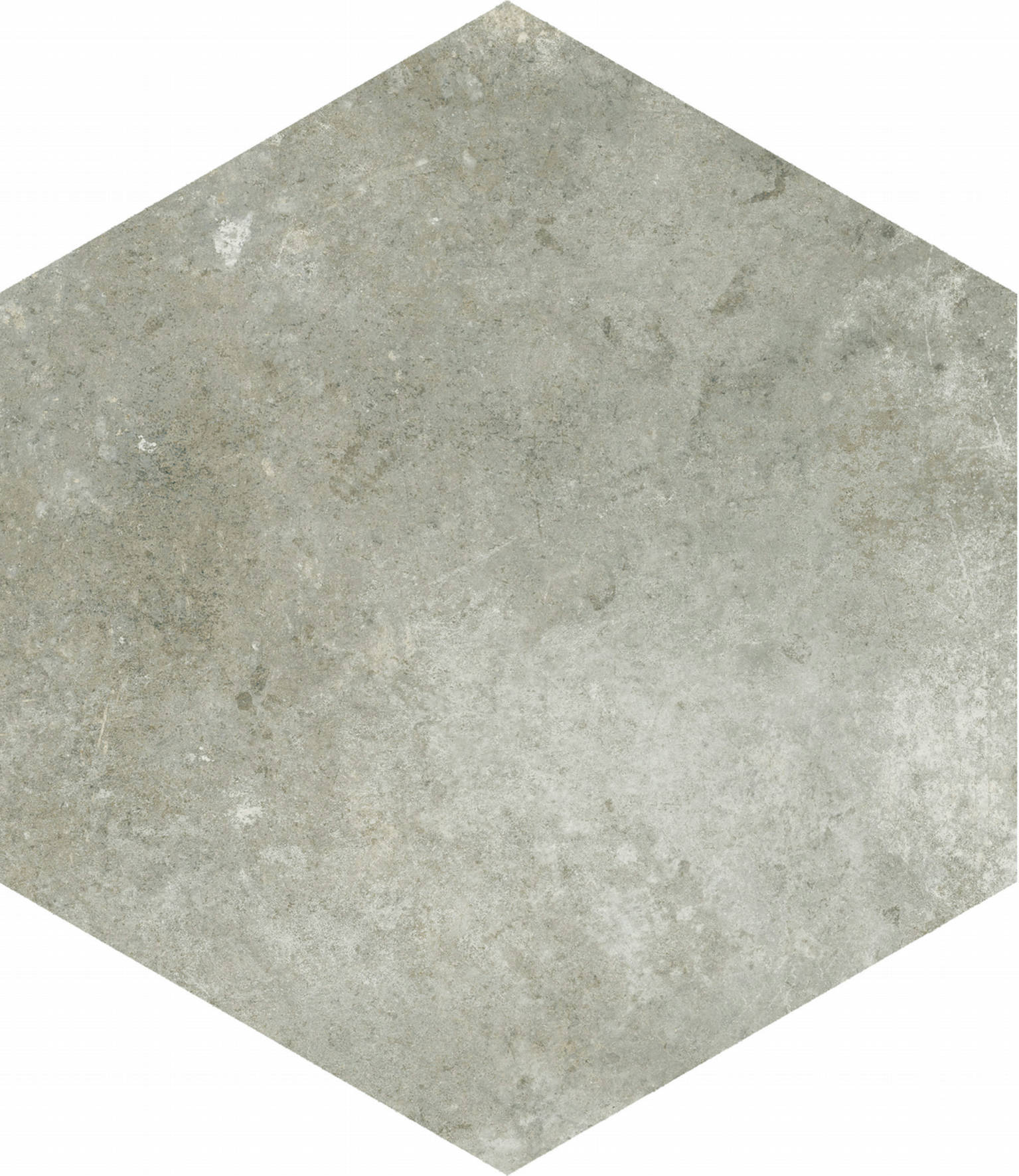 Seville 5.5X6.3” Grey Hexagon | In Home Stone