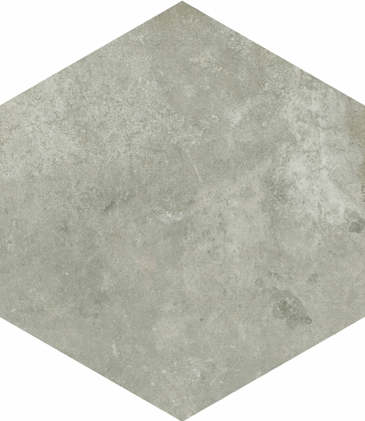 Seville 5.5X6.3” Grey Hexagon | In Home Stone