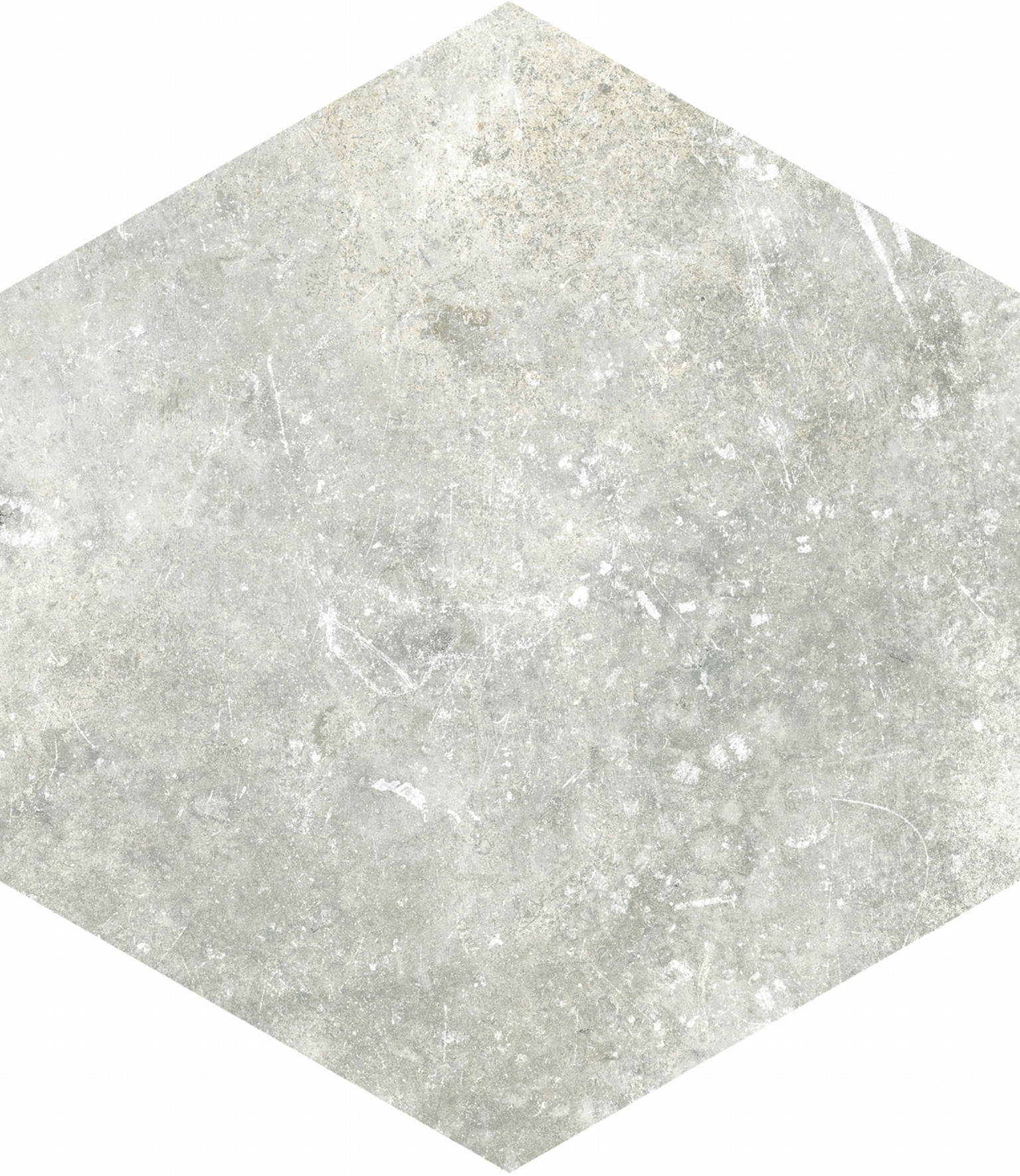 Seville 5.5X6.3” White Hexagon | In Home Stone