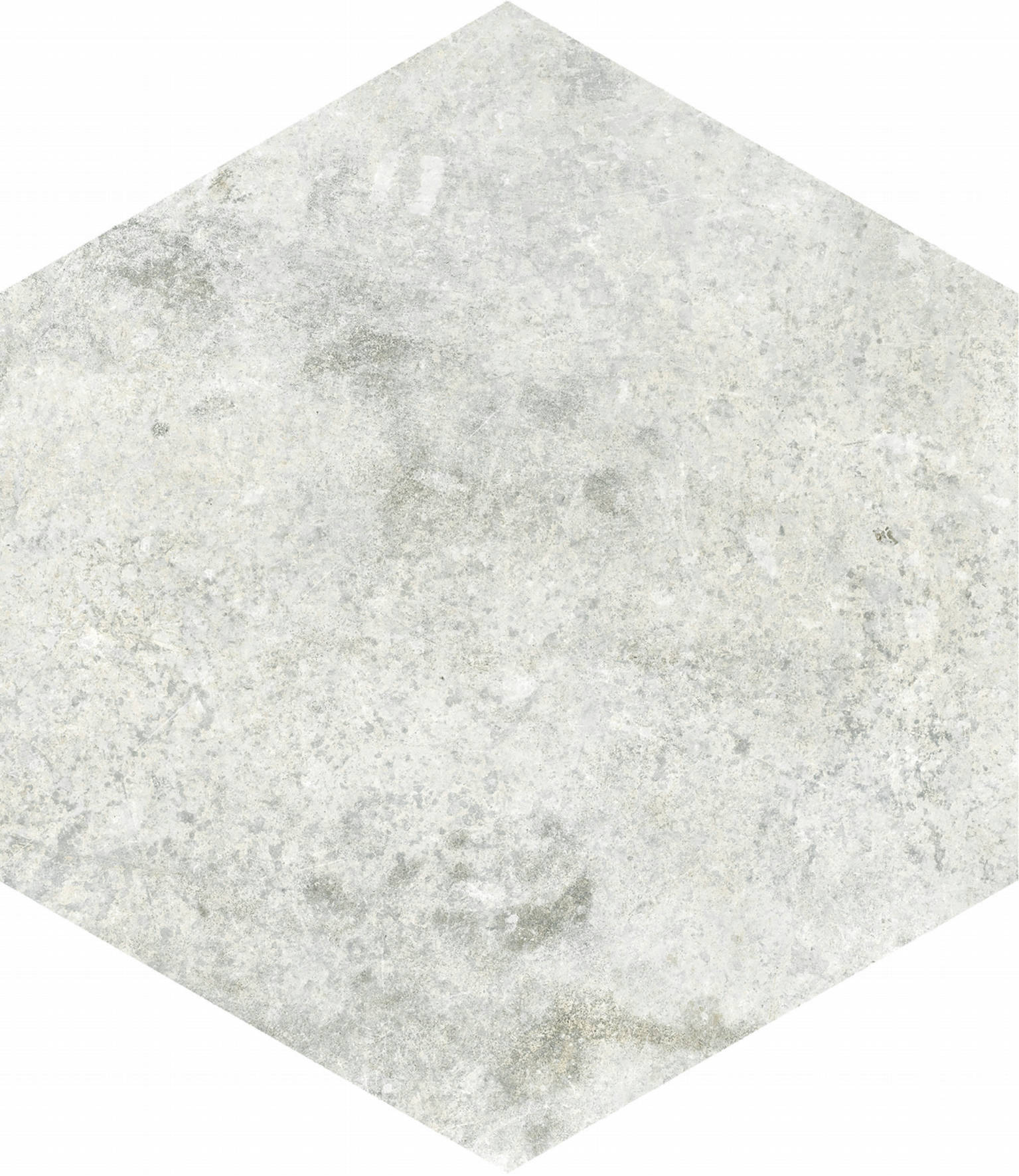 Seville 5.5X6.3” White Hexagon | In Home Stone