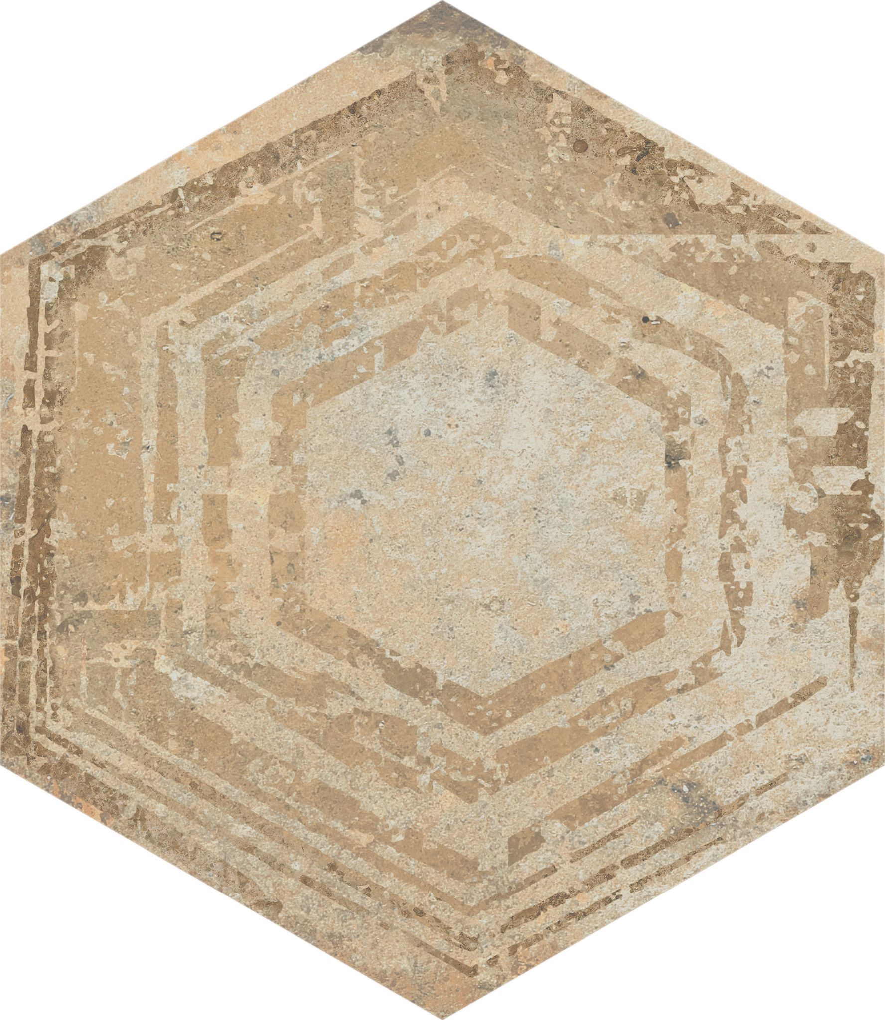 Alma 5.5X6.3 Sand Decor Hexagon | In Home Stone