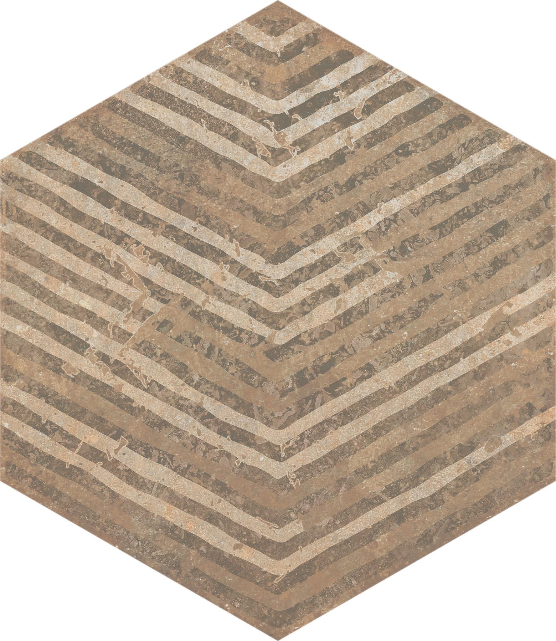 Alma 5.5X6.3 Sand Decor Hexagon | In Home Stone