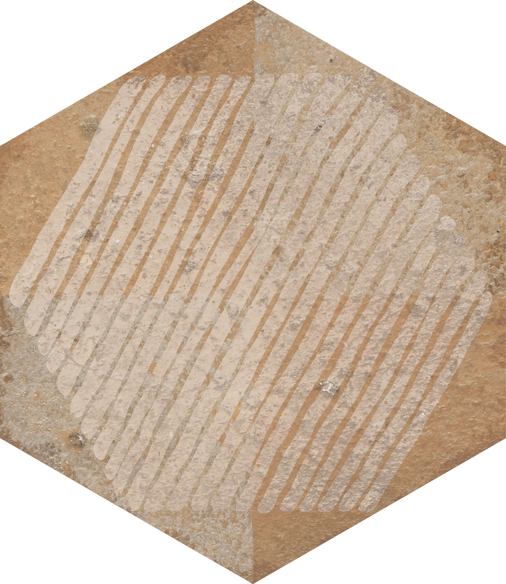 Alma 5.5X6.3 Sand Decor Hexagon | In Home Stone