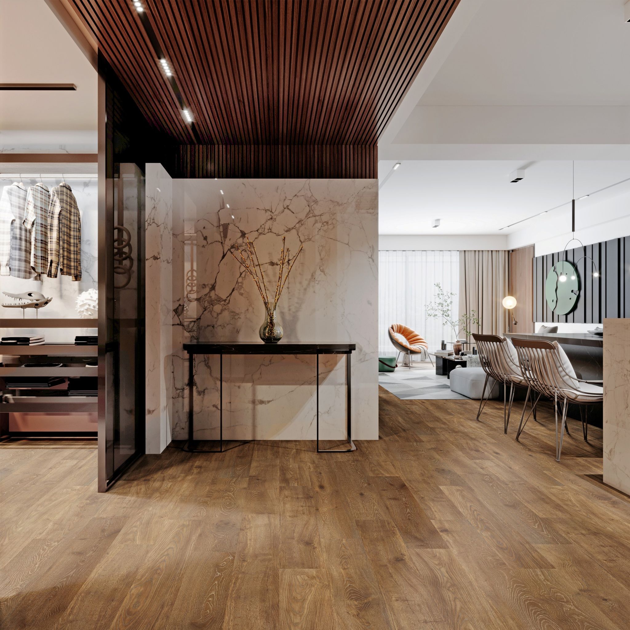 Rustic Oak Brown | In Home Stone