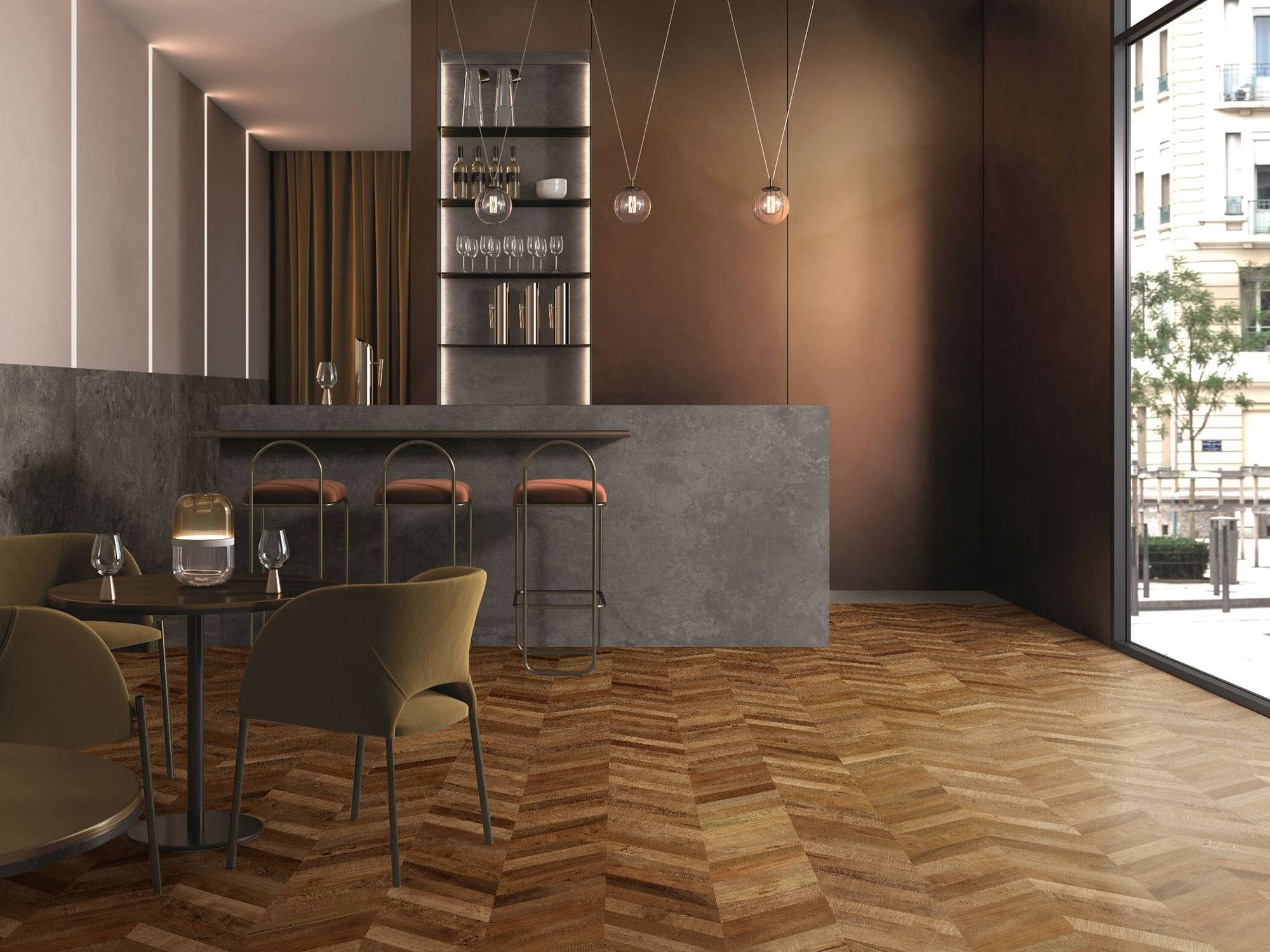True Earth Chevron 0 | In Home Stone