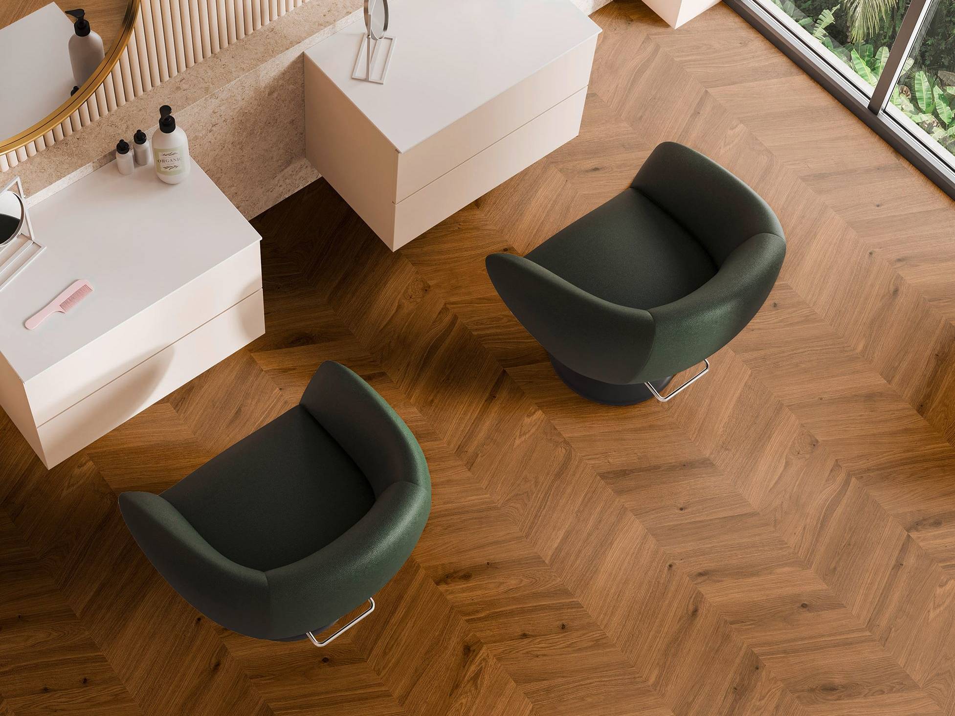 True Earth Chevron 9 | In Home Stone