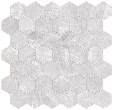 Royal Stoneworks 2" Crystal Luxe Hex | In Home Stone