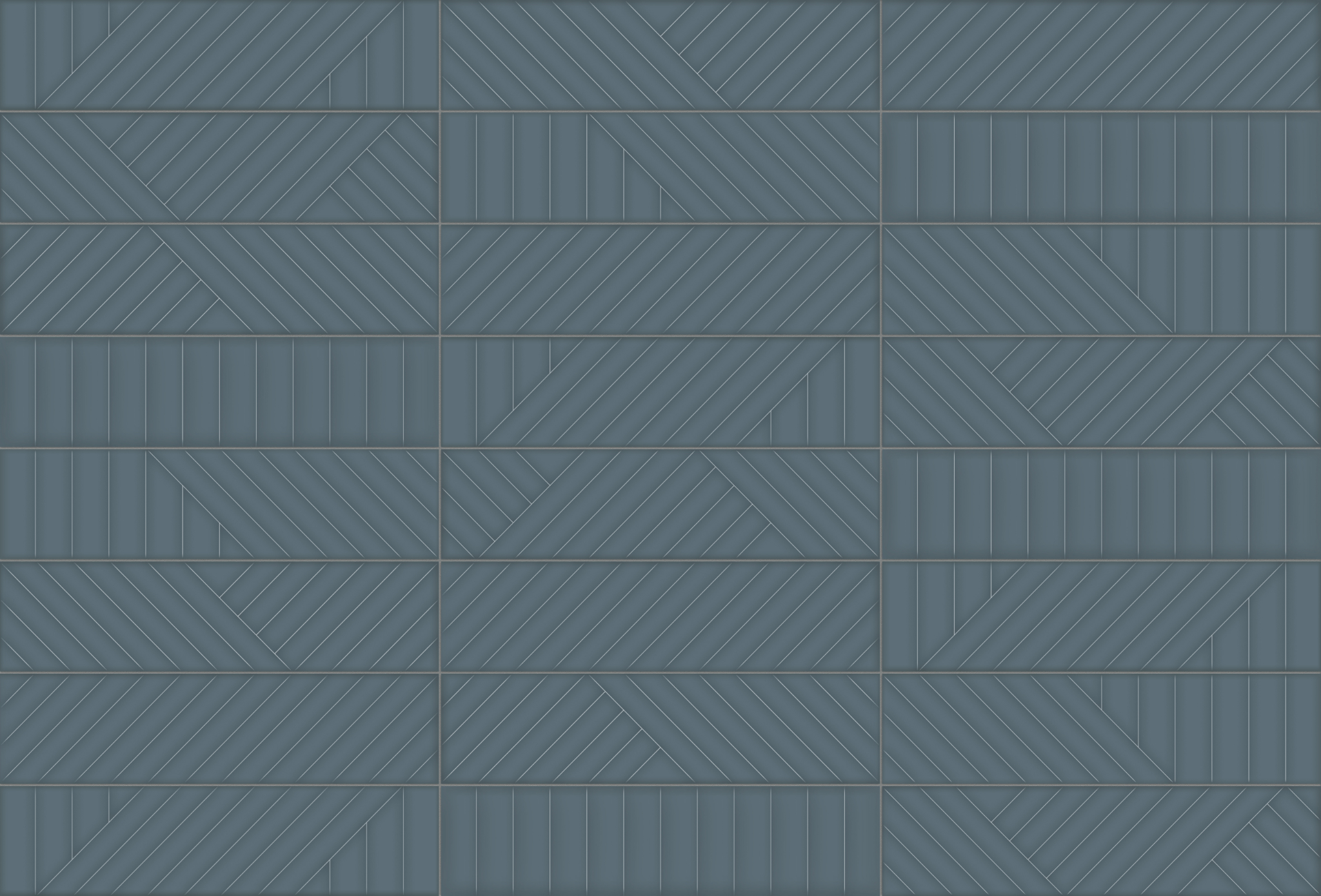 Geometra 3x12 Ink Maze | In Home Stone