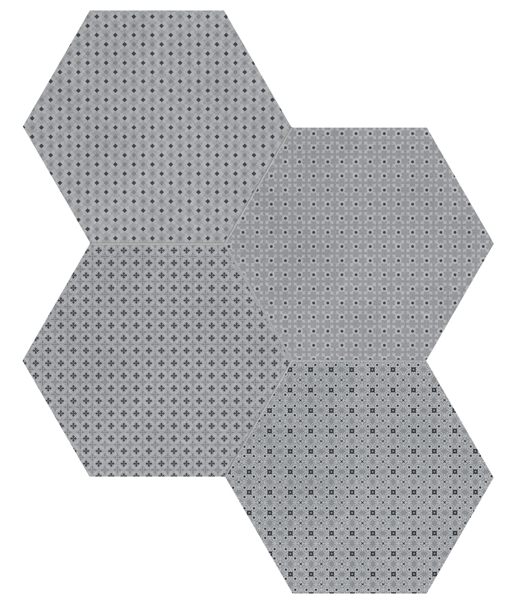Tapestri 8.5 Cashmere Blend Hexagon | In Home Stone