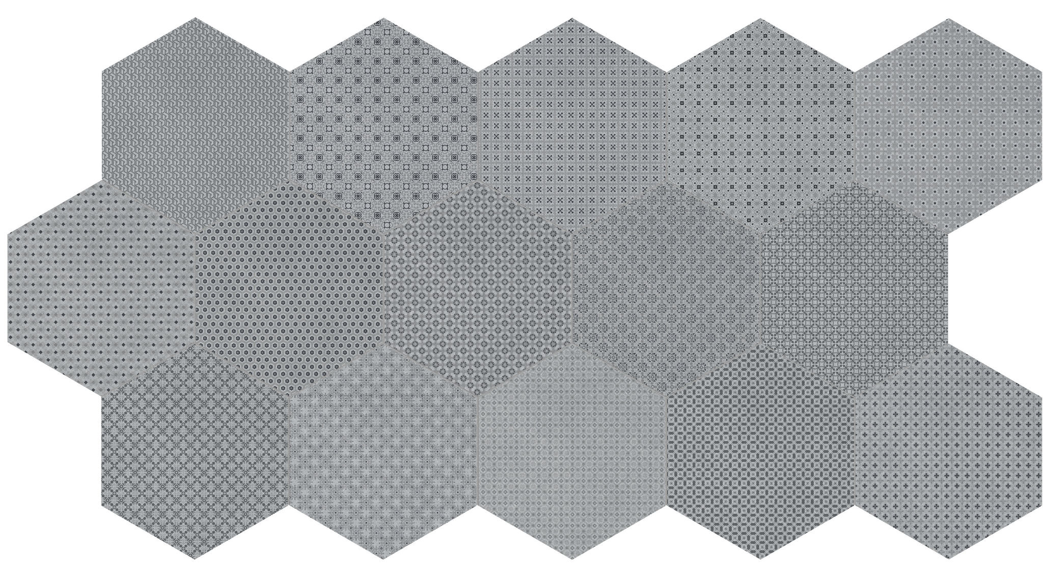 Tapestri 8.5 Cashmere Blend Hexagon | In Home Stone